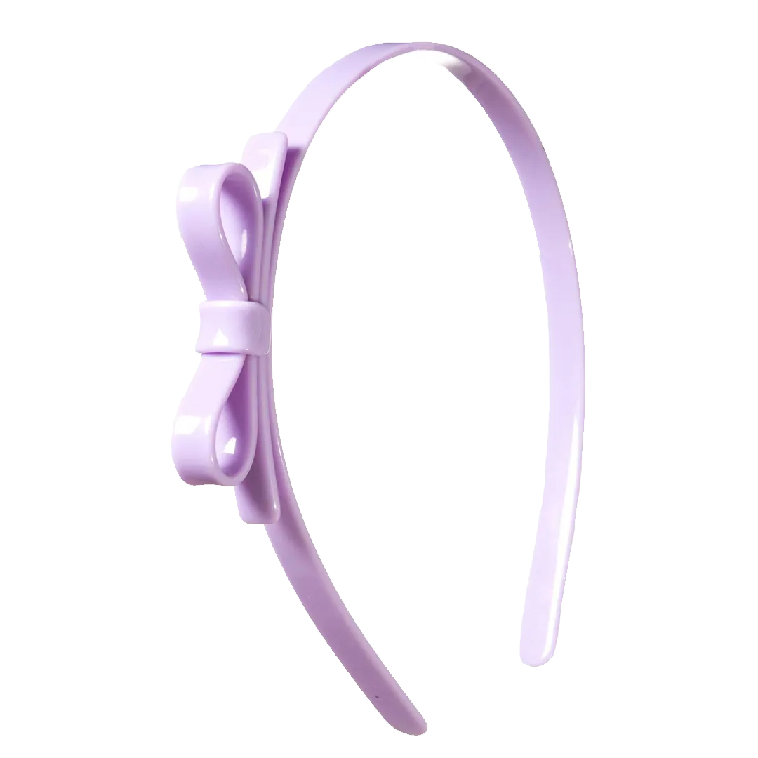 Bow Headband - Light Purple