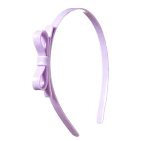 Bow Headband - Light Purple