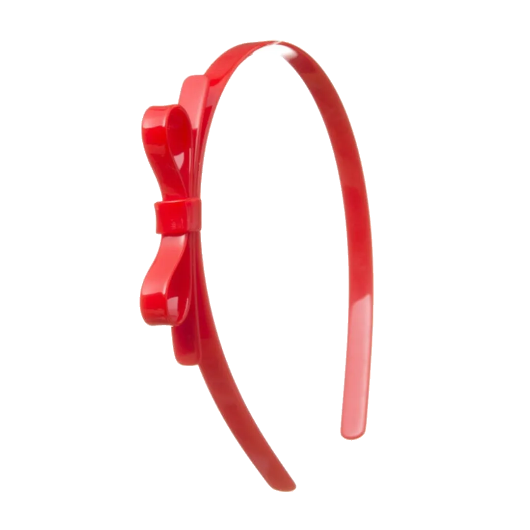 Bow Headband - Red