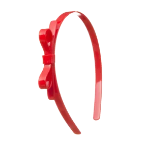 Bow Headband - Red