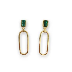 Dangle Rectangle Geovana Drop Studs