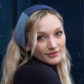 Denim Cashmere Ear Warmer Headband