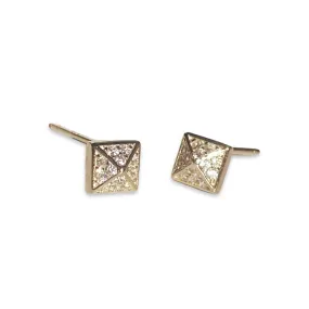 Geovana Pyramid Sparkle Studs