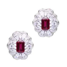 India Earrings (Ruby)