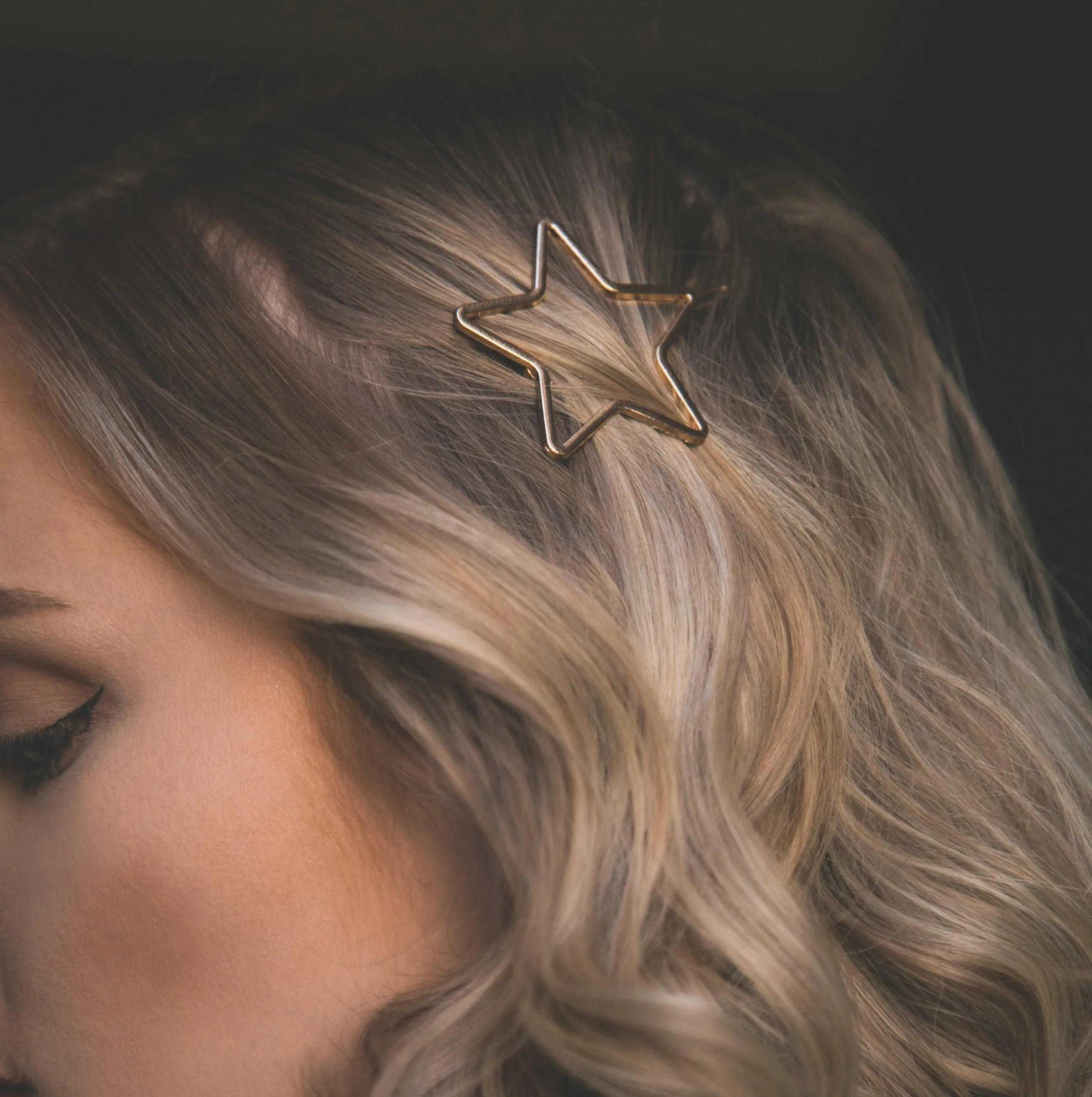 Ingrid Gold Star Hair Clip