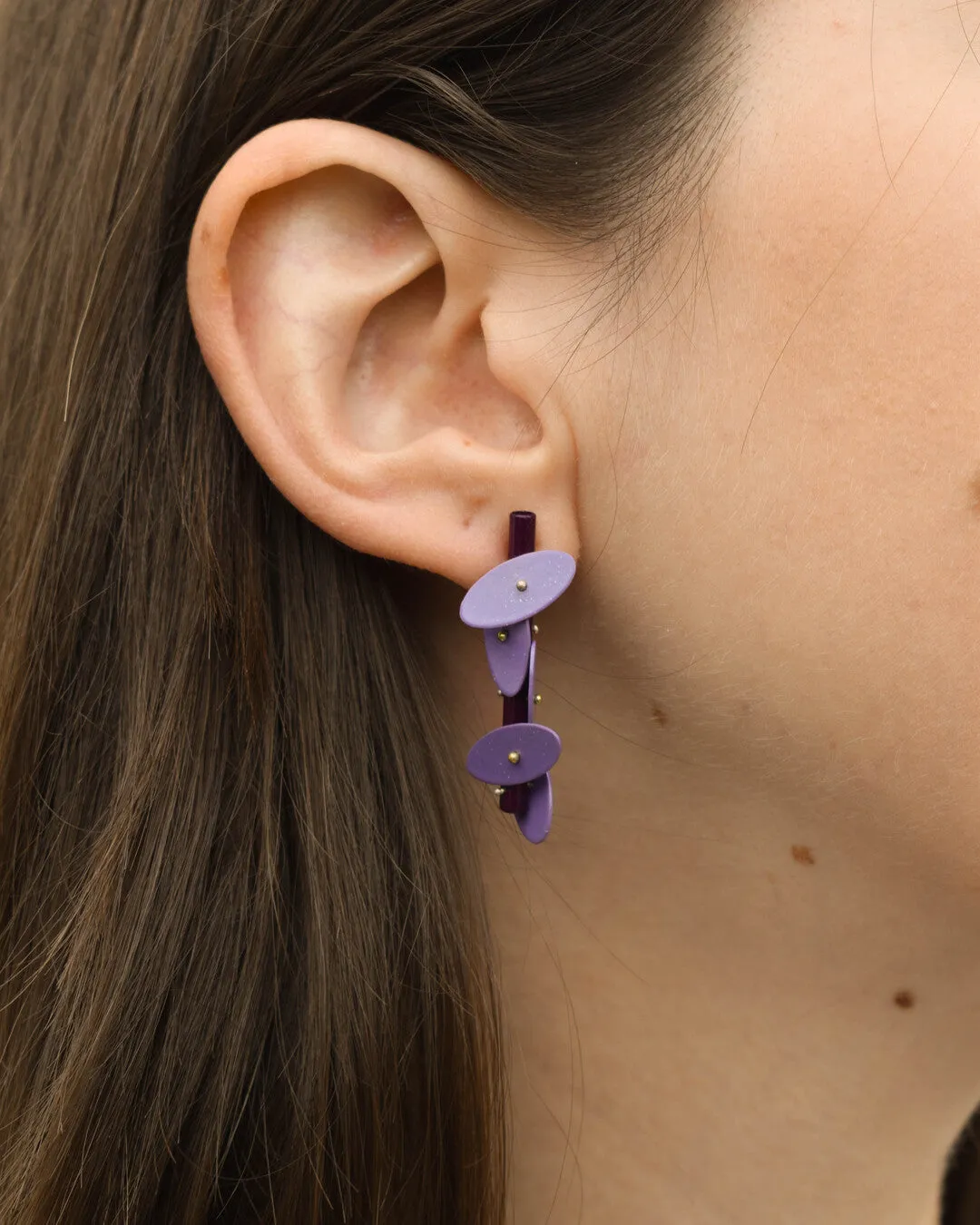 Lavender herbarium Earrings