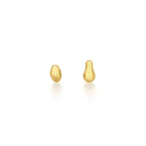 Linda Tahija Organica Studs, Gold