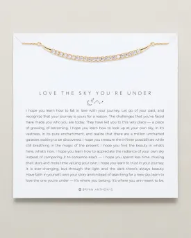 Love The Sky You're Under Pave Necklace