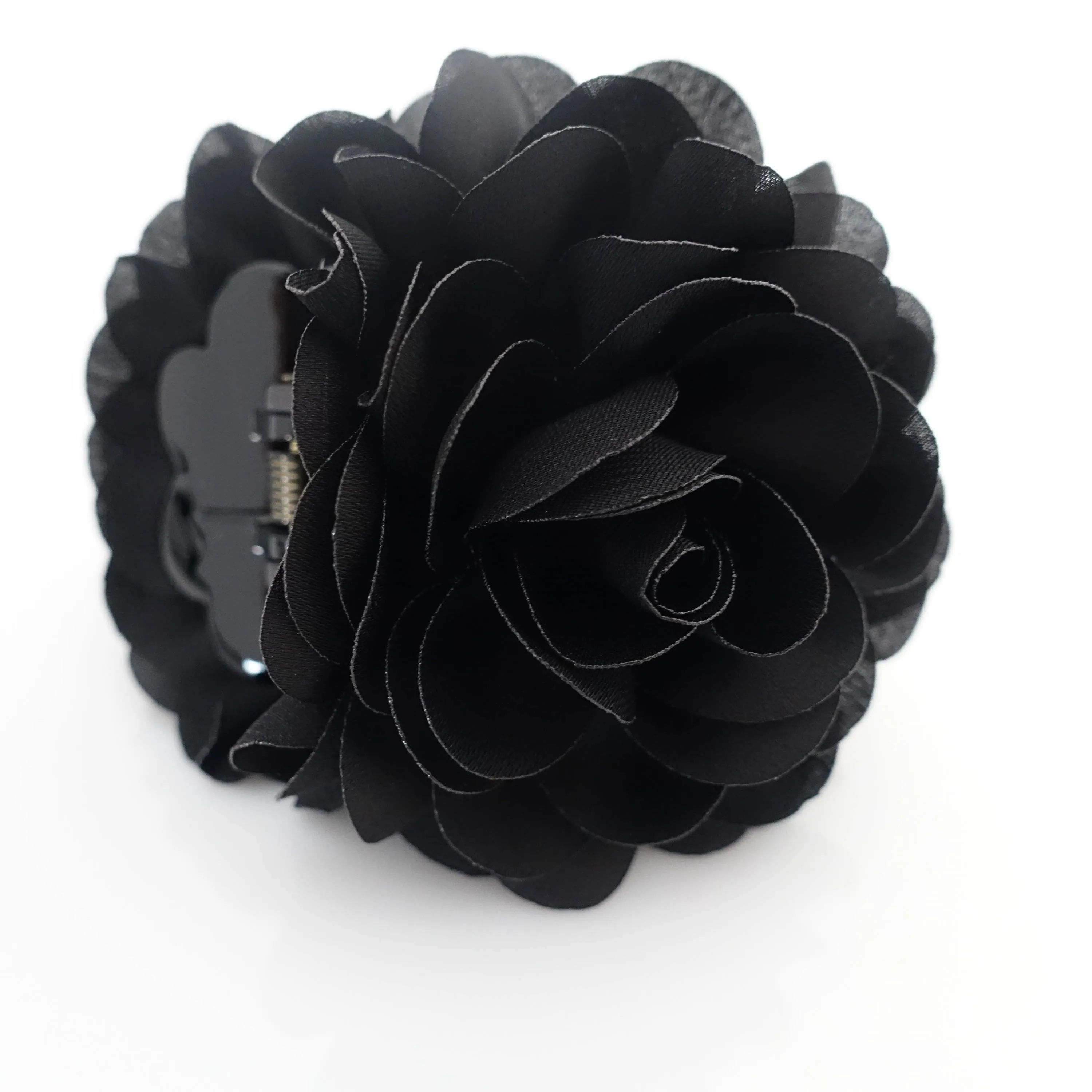 Mini Dahlia Decorated 3 Prong Claw Clip Women Hair Accessory