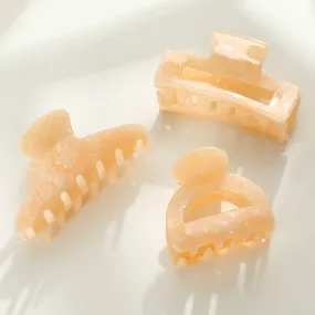 Orange Dreamsicle Claw Clips -  Adorro