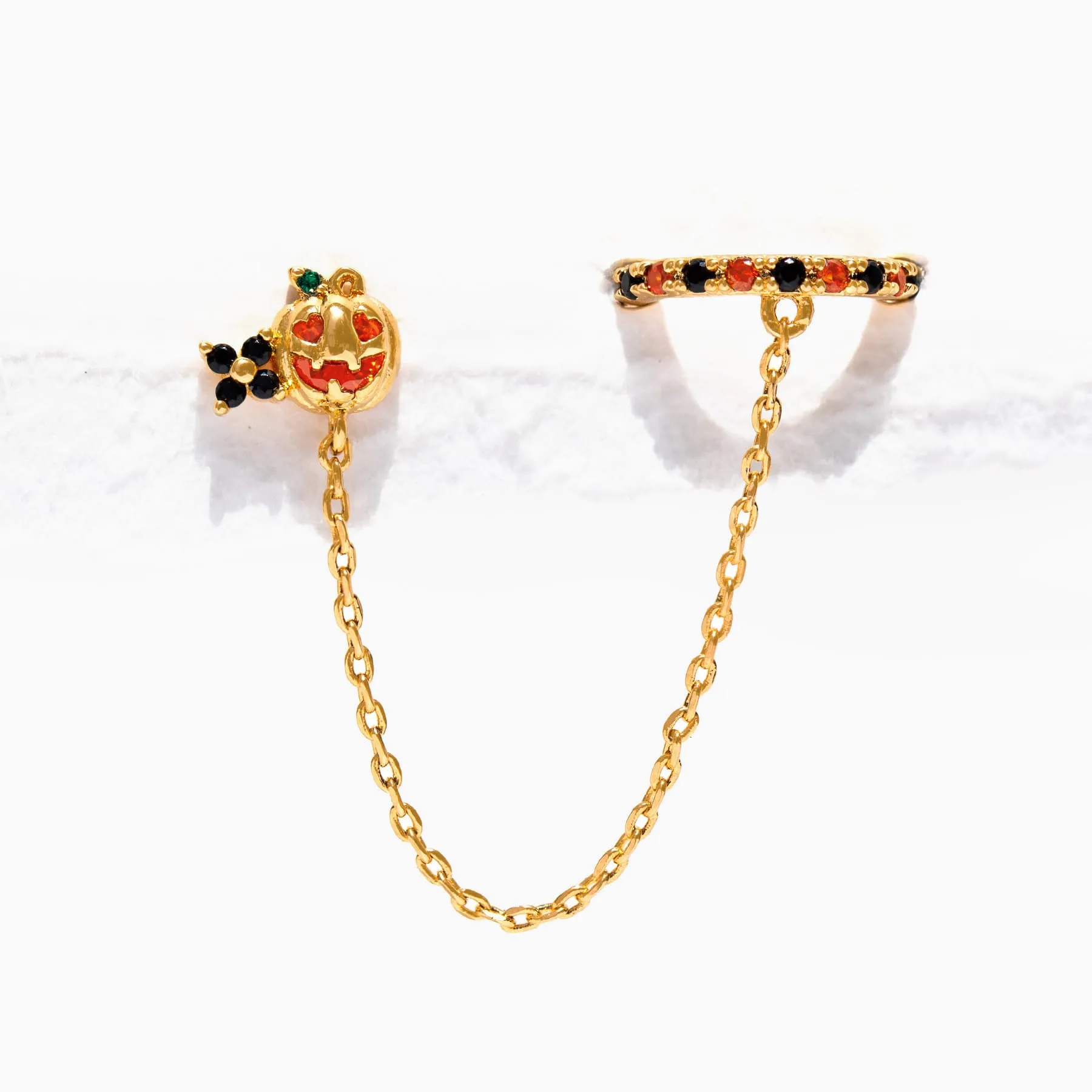 Pumpkin Spice Stud   Ear Cuff