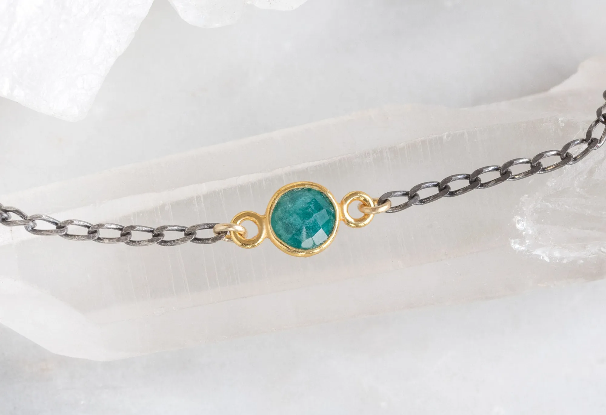 Simple Gemstone Bracelet