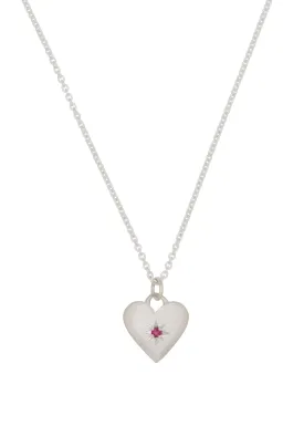 Sweetheart Necklace in Sterling Silver