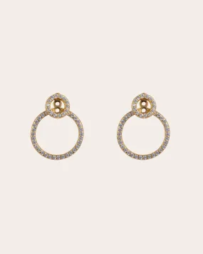 The Infinity earrings - gold plated